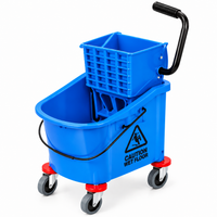 Plastic Bucket & Wringer 36L Econo