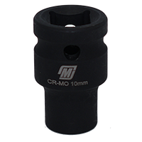Impact Socket Hex 1/2dr Cr-Mo