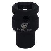 Impact Socket Hex 1/2dr Cr-Mo