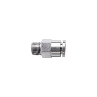 Metal PU Push on Connector Straight Male Thread BSP