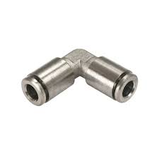 Metal PU Push on Connector Elbow