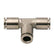 Metal PU Push on Connector Tee