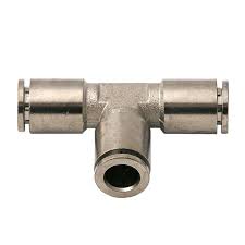 Metal PU Push on Connector Tee