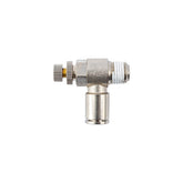 Metal PU Push on Connector Flow Control Elbow BSP