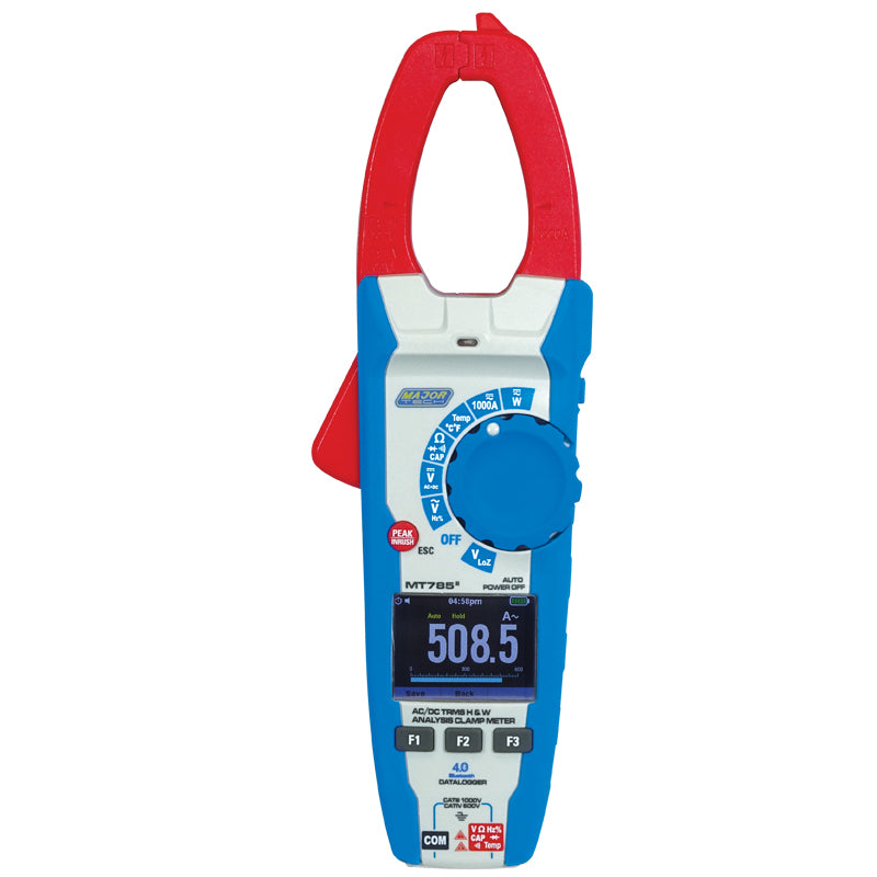 Clamp Meter 1000A AC/DC with H&W Analysis MT785 – Alrode Industrial ...