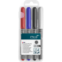 Pica Permanent Pen Marker Set Medium Tip