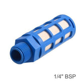 Plastic Silencer Blue