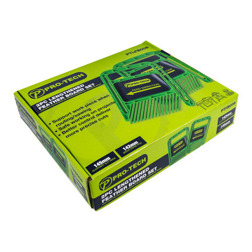 Feather Board 145mm 2 piece set Multipurpose incl Fixings