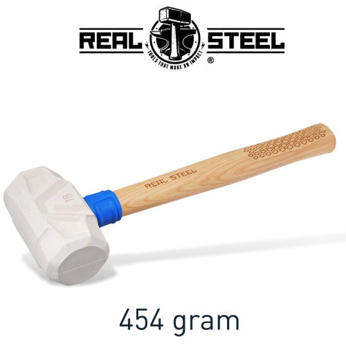 White Rubber Mallet 450g Real Steel