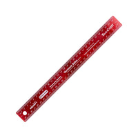 Tork Craft Cork Backed Stainless Steel Ruler 300mm