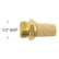 Brass Conical Silencer BSP