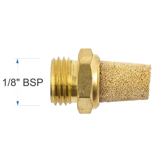 Brass Conical Silencer BSP