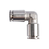 Metal PU Push on Connector Elbow