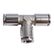 Metal PU Push on Connector Tee