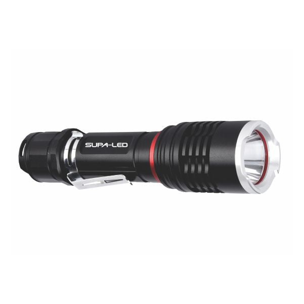 Tactical LED Torch 10 watt 800 Lumen Rechargeable