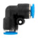 PU Push on Connector Elbow