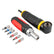 90 Degree Angle Driver 1/4 drive with Ratchet and Bits