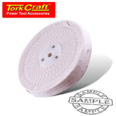 Buff Wheel Cotton stitched 20MM Wide