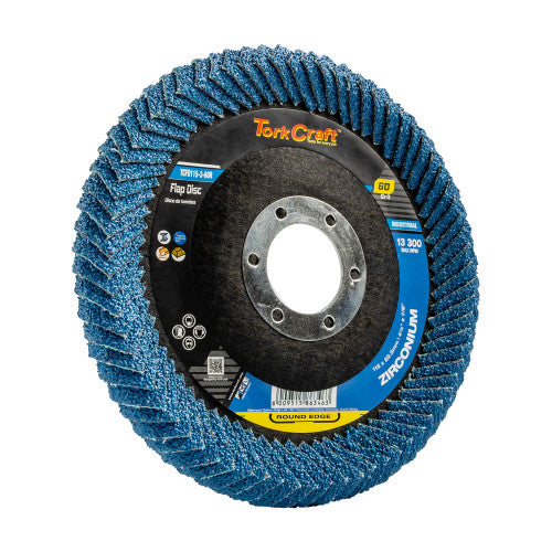 Flap disc 115mm P60 Round Edge Zirconia