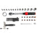 Bicycle Torque Wrench 5-25Nm 1/4dr set 34 piece