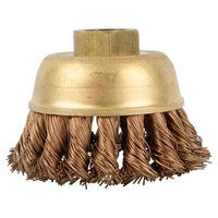 Non Spark Wire Cup Brush Knotted for Angle Grinders