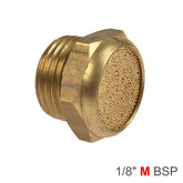 Brass Flat Silencer BSP