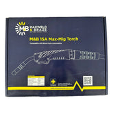 Maxwell & Braze M&B 15A Max-Mig Torch packaging on a white background