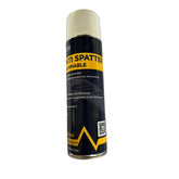 Spray can labeled 'Anti Spatter' on a white background