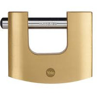 Shutter Padlock Brass 70mm Yale