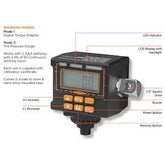 Digital Torque Wrench adaptor 1/2dr 40-200Nm