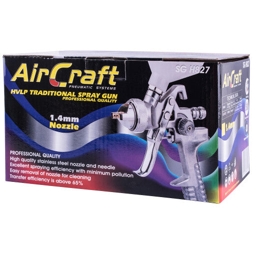 Spray Gun Gravity feed HVLP H827 with plastic cup 600CC