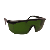 Matsafe WAN0350 tinted safety spectacles with green lens and black frame