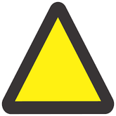 Warning Safety Signs ABS Plastic 290mmX290mm