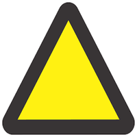 Warning Safety Signs ABS Plastic 290mmX290mm