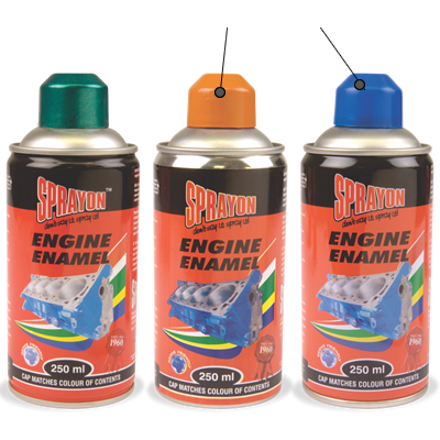 Sprayon Engine Enamel Spray Paints 250ml