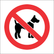 Prohibitory Safety Signs ABS Plastic 290mmX290mm