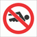 Prohibitory Safety Signs ABS Plastic 290mmX290mm