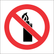 Prohibitory Safety Signs ABS Plastic 290mmX290mm