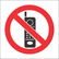 Prohibitory Safety Signs ABS Plastic 290mmX290mm