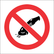 Prohibitory Safety Signs ABS Plastic 290mmX290mm