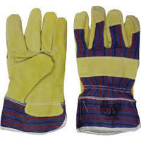 Candy Stripe Glove With Canvas Cuff