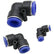 PU Push on Connector Elbow